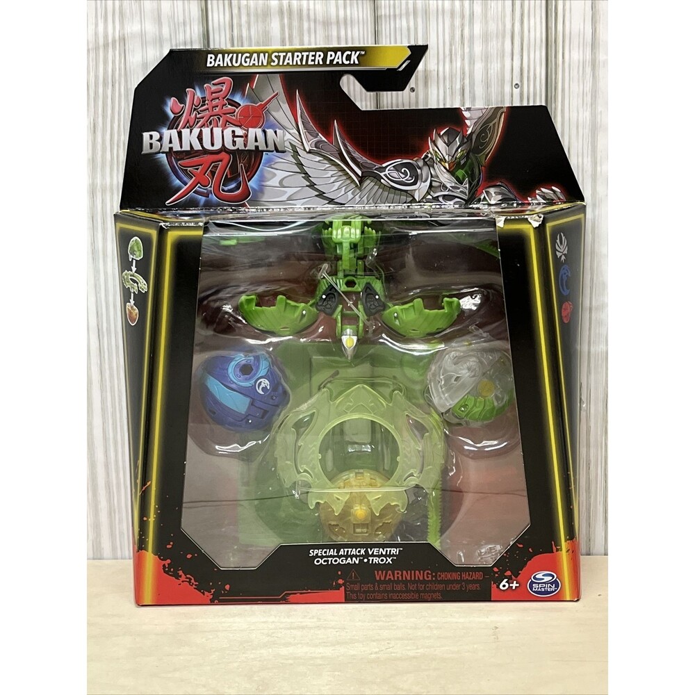 Bakugan Starter Pack - Generation 3 - Diamond Trox/Octogan/Special Attack Ventri
